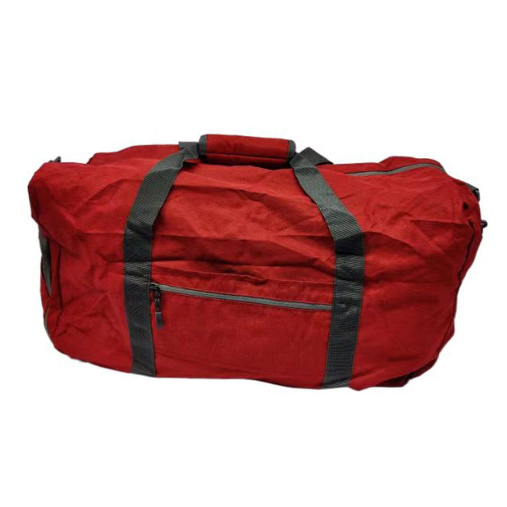 Step-by-Step Large Red Travel Bag